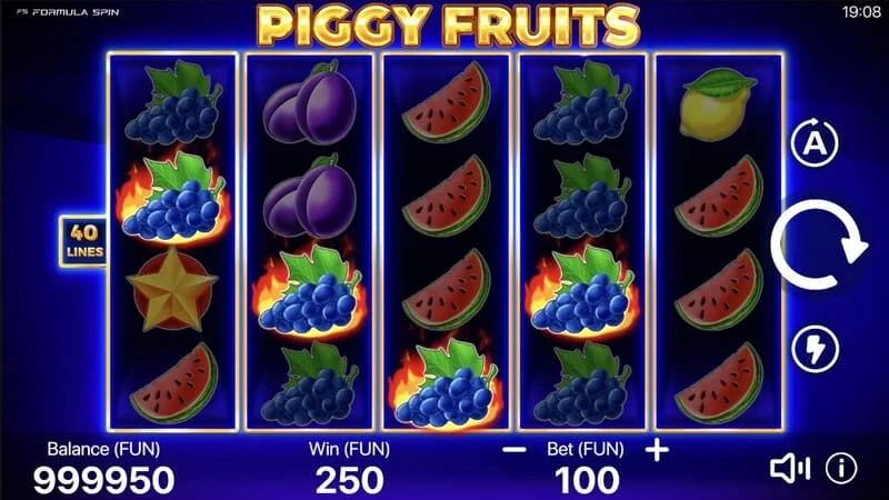 Piggy Fruits - pokretanje glavnog načina igre